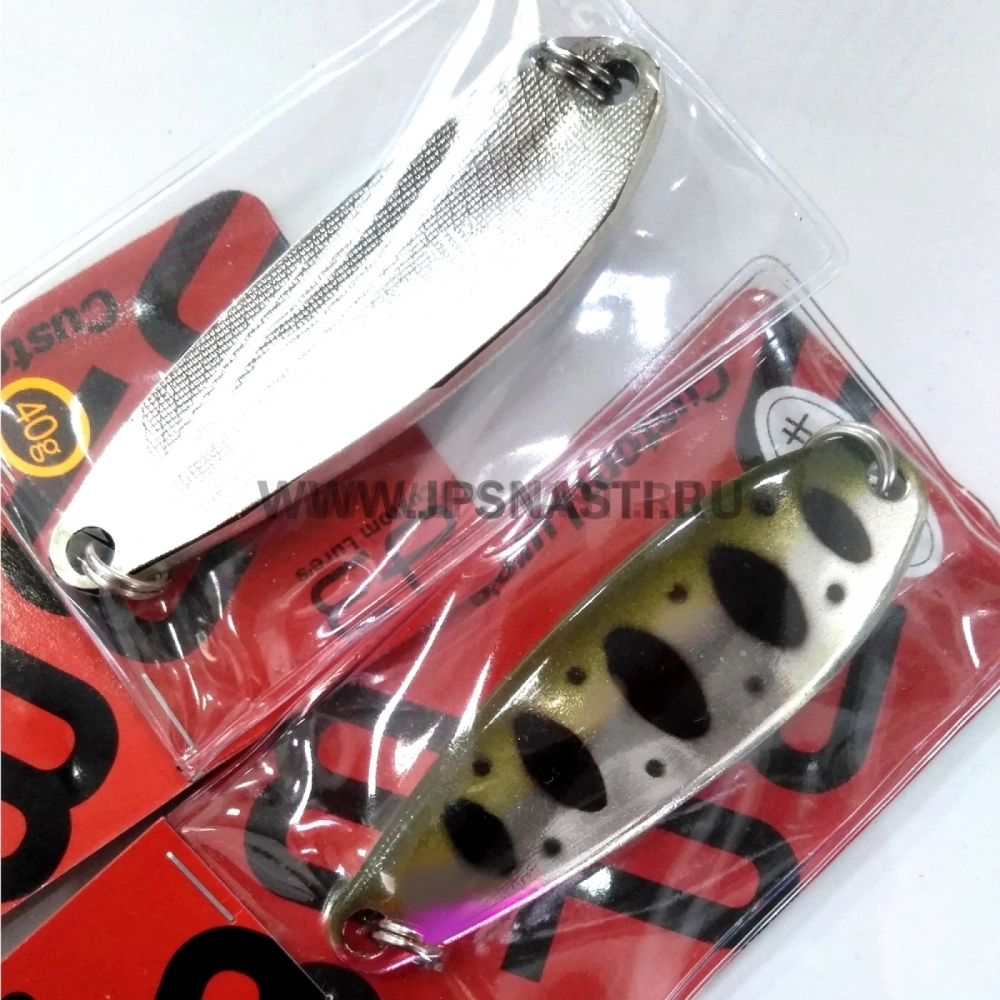 Колеблющаяся блесна D-3 Custom Lure's Custom Spoon, 40 гр, 2 SK