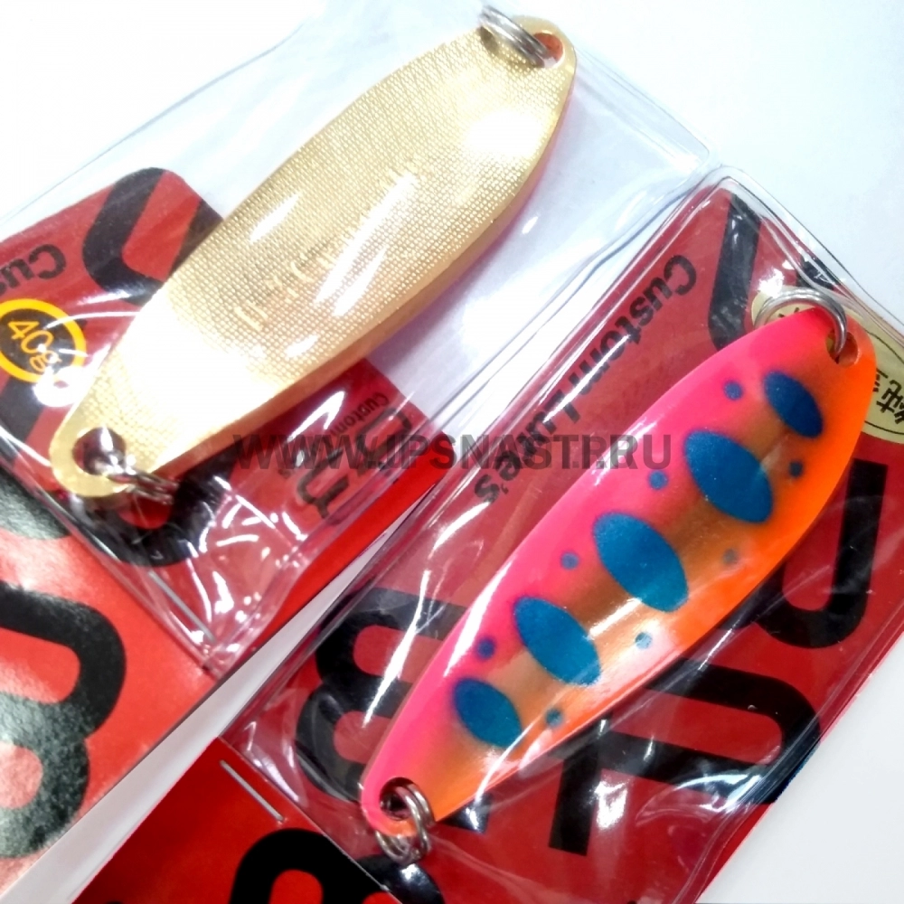 Колеблющаяся блесна D-3 Custom Lure's Custom Spoon, 40 гр, 5 PGY