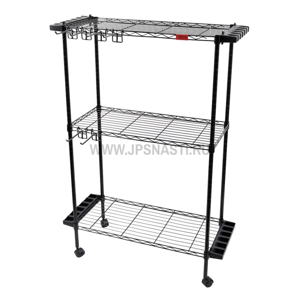 Стойка для удилищ и аксессуаров Dress Metal Fishing Rack, черный