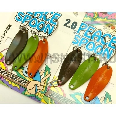 Колеблющаяся блесна Shimoda Gyogu Peace Spoon, 2 гр, Lucky Set