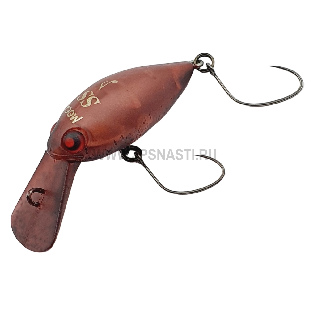 Воблер Rodio Craft Moca 2 Hooks DR SS, 2.3 г, #14 Black Crayfish