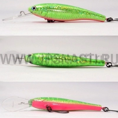 Воблер HMKL Shad 65 SR Area Ver, 5.2 гр, wave green