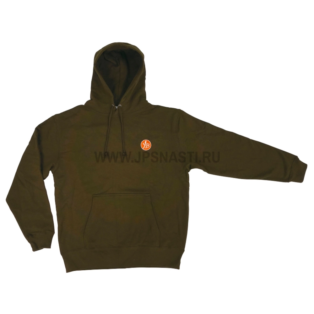 Толстовка Yamaga Blanks Pullover Hoodie, olive, M