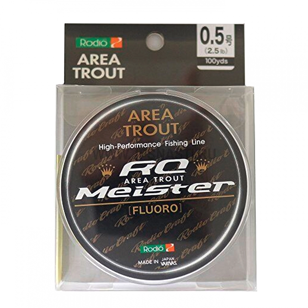 Флюорокарбон Rodio Craft RC Master Fluoro, #0.5, 2.5 lb, 100 м, прозрачный