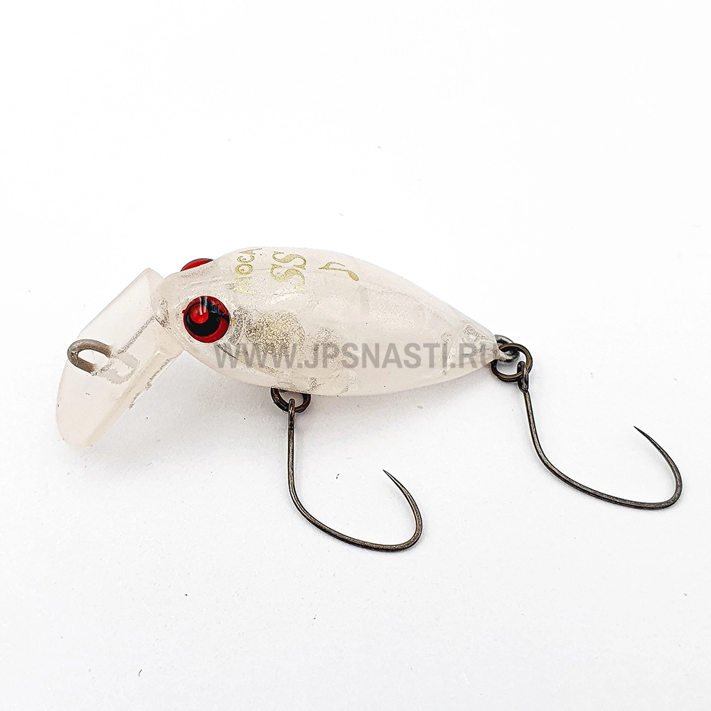 Воблер Rodio Craft Moca 2 Hooks SR SS (Rattle), 2.4 г, #02 K.F III Red Glow