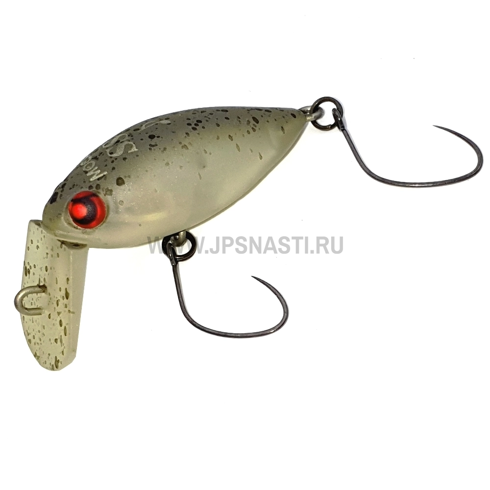 Воблер Rodio Craft Moca 2 Hooks SR SS (Rattle), 2.4 г, #03 S.M IV Glow