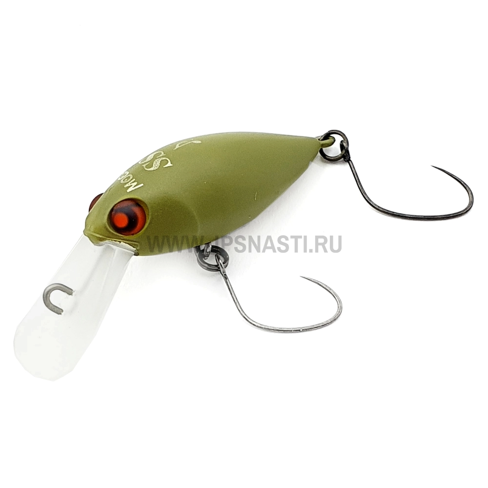 Воблер Rodio Craft Moca 2 Hooks DR SS (Rattle), 2.4 г, #18 Yellow / Green