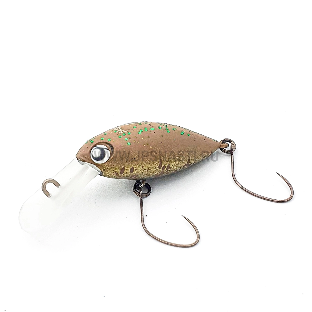 Воблер Rodio Craft Moca 2 Hooks DR F (Rattle), 2.1 г, #24 Black Manju