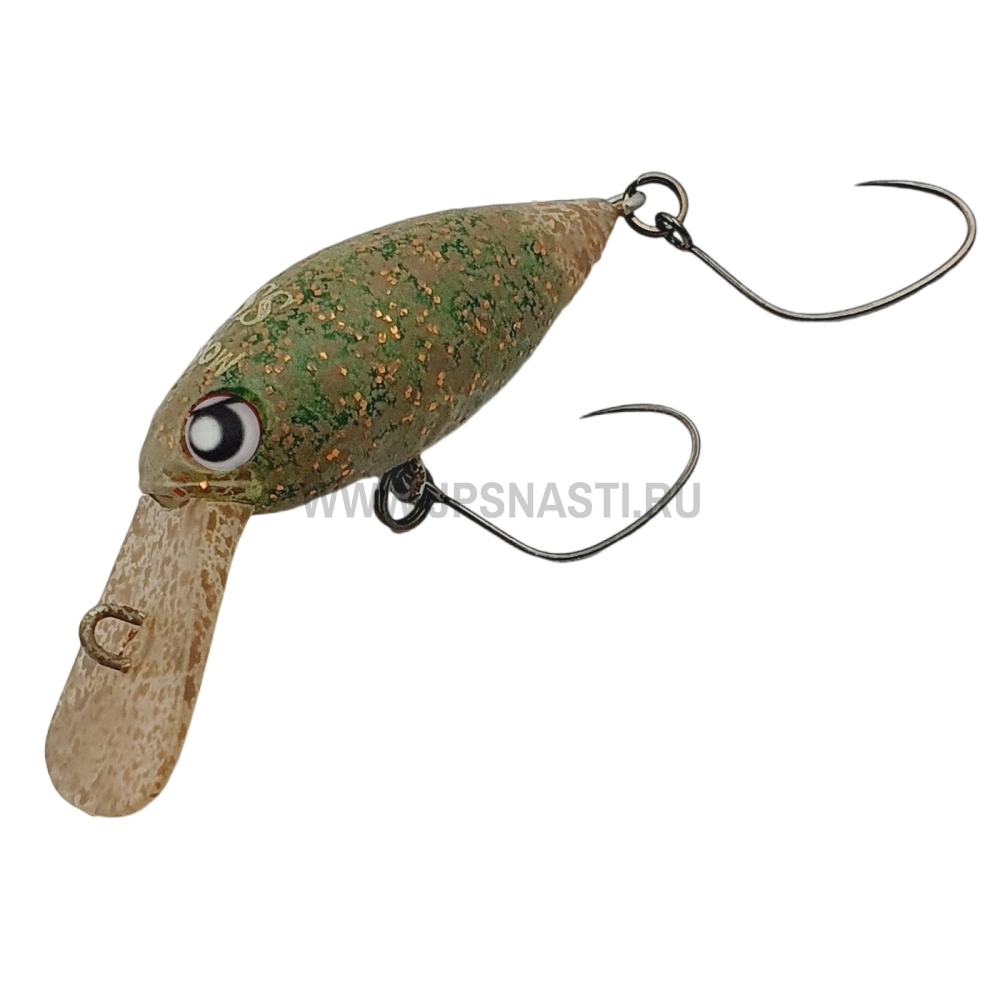 Воблер Rodio Craft Moca 2 Hooks DR F, 1.9 г, #26 UFO