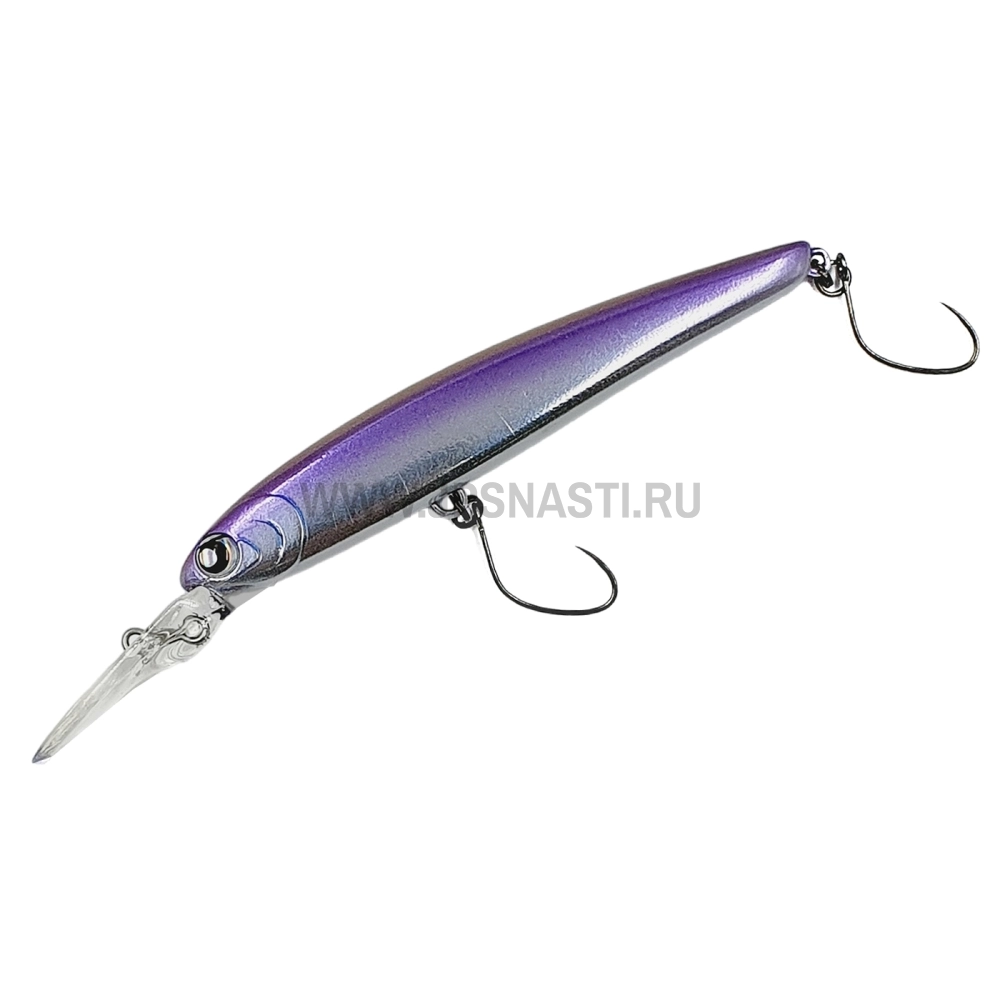 Воблер Rodio Craft Poly 69DR F, 3.8 г, #04 Half Mirror Smelt