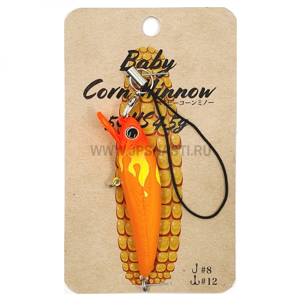 Воблер Skagit Designs Baby Corn Minnow 50HS, 4.5 г, #Matte Carrot Skagit F.H.