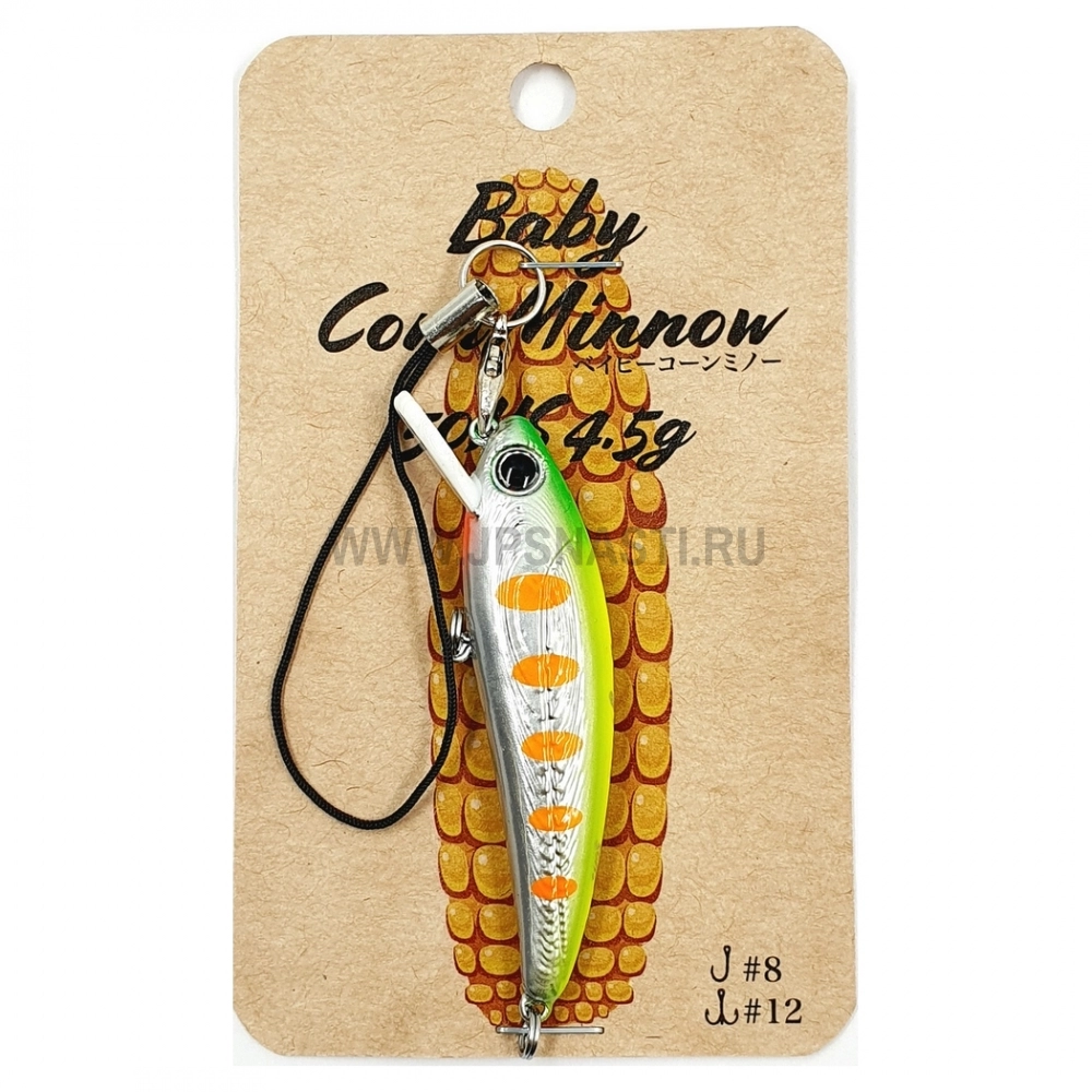 Воблер Skagit Designs Baby Corn Minnow 50HS, 4.5 г, #Chart Yamame