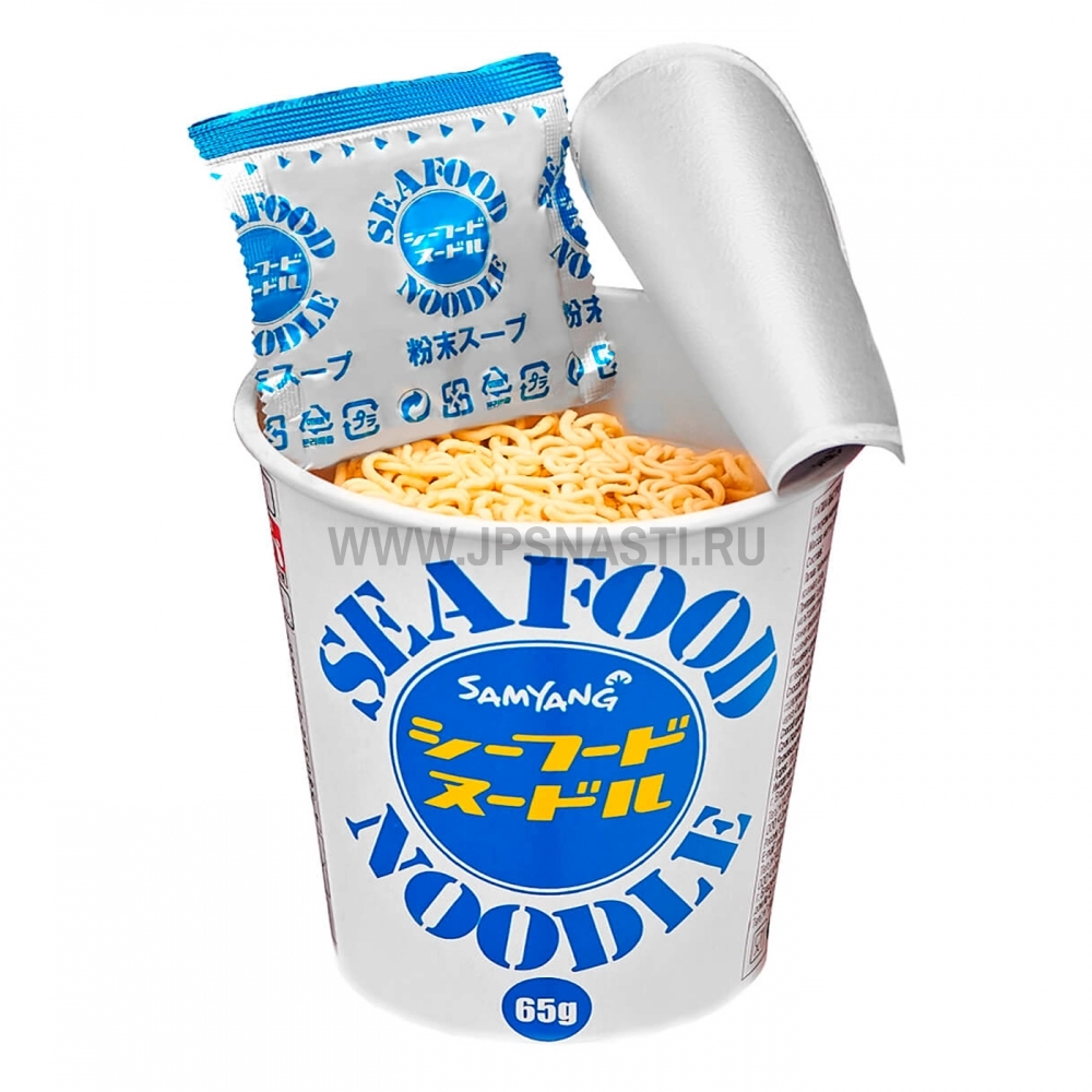 Лапша быстрого приготовления Samyang Seafood Cup Ramen, 65 г