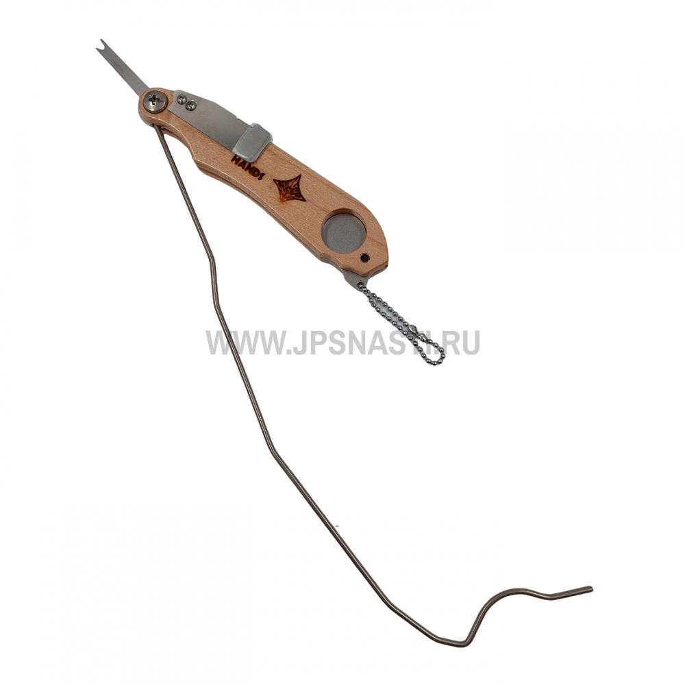 Релизер приманок God Hands Wood Hook Releaser III, M size, #01 Natural