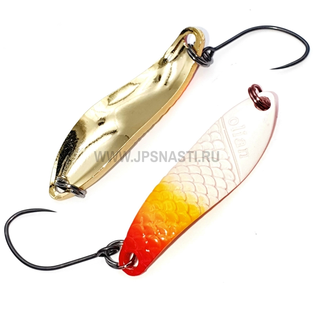 Колеблющаяся блесна Angler`z System Area Spoon Olian, 4  гр, TY GOLD