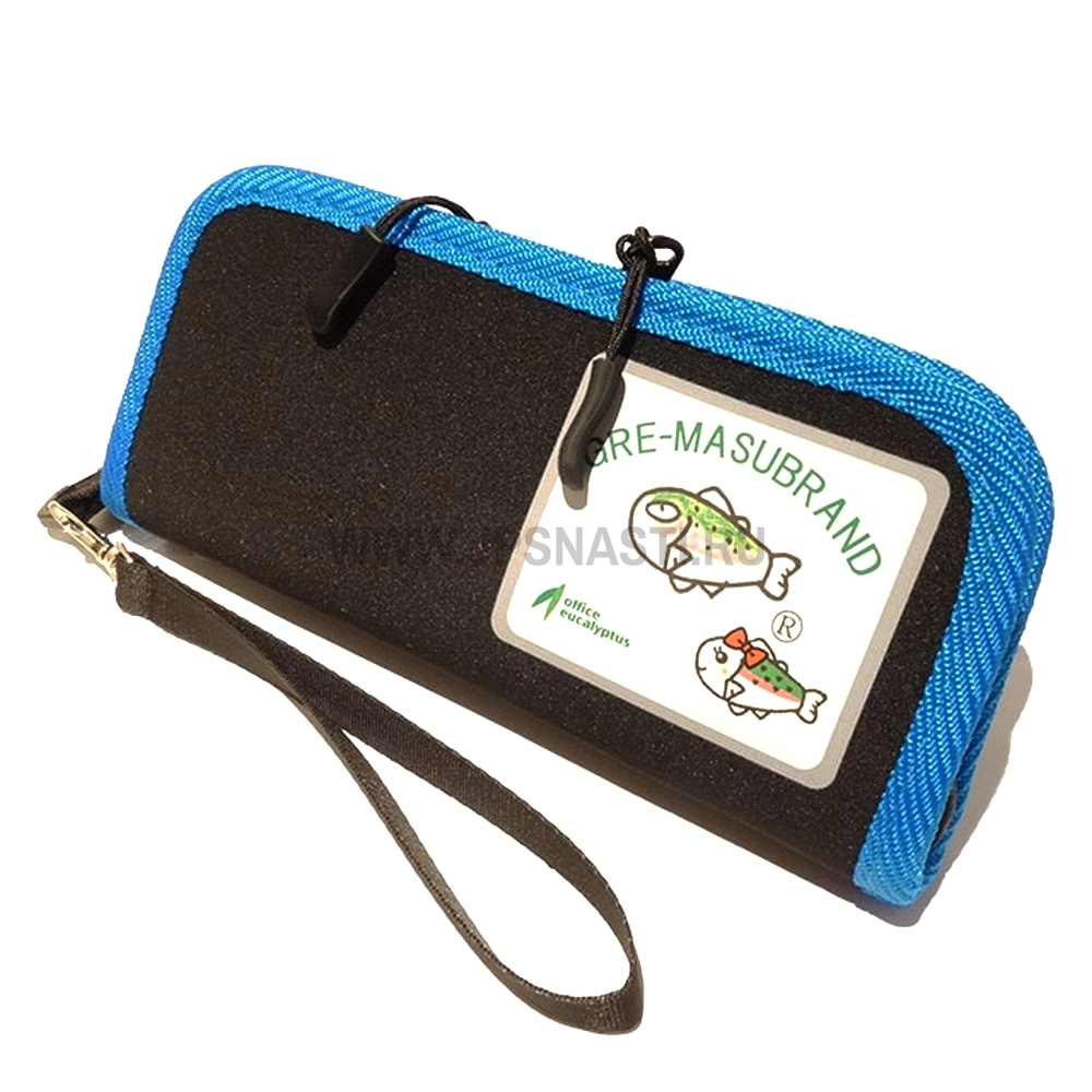 Кошелек для приманок Office Eucalyptus Gre-Masu M Wallet, #Blue