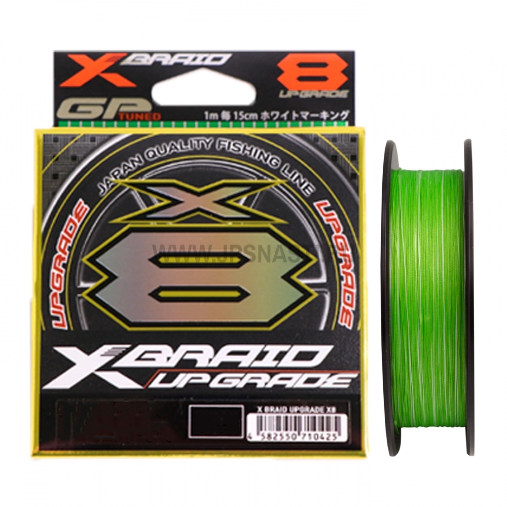 Плетеный шнур YGK X-Braid Upgrade X8, #0.8, 150 м, зеленый