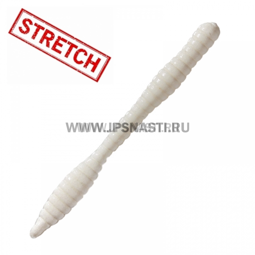 Силиконовые приманки Soorex Pro Worm, 80 мм, сыр, white