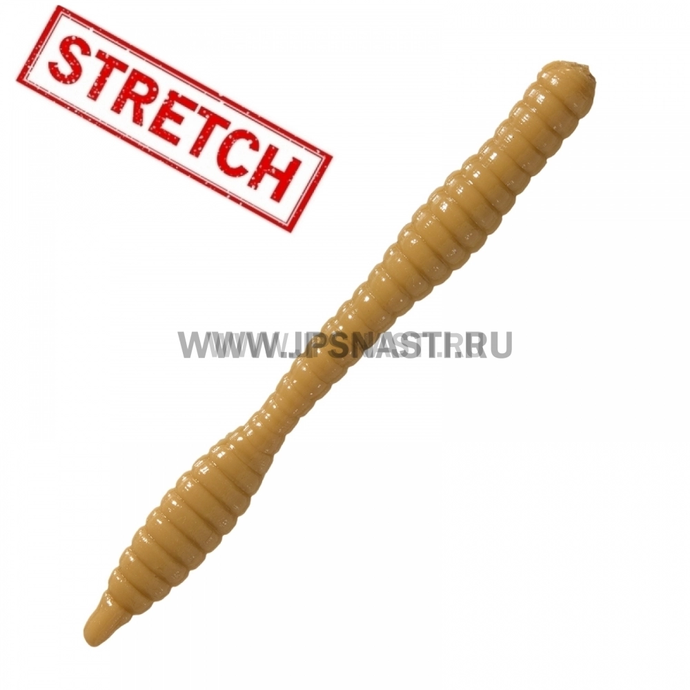 Силиконовые приманки Soorex Pro Worm, 80 мм, сыр, latte