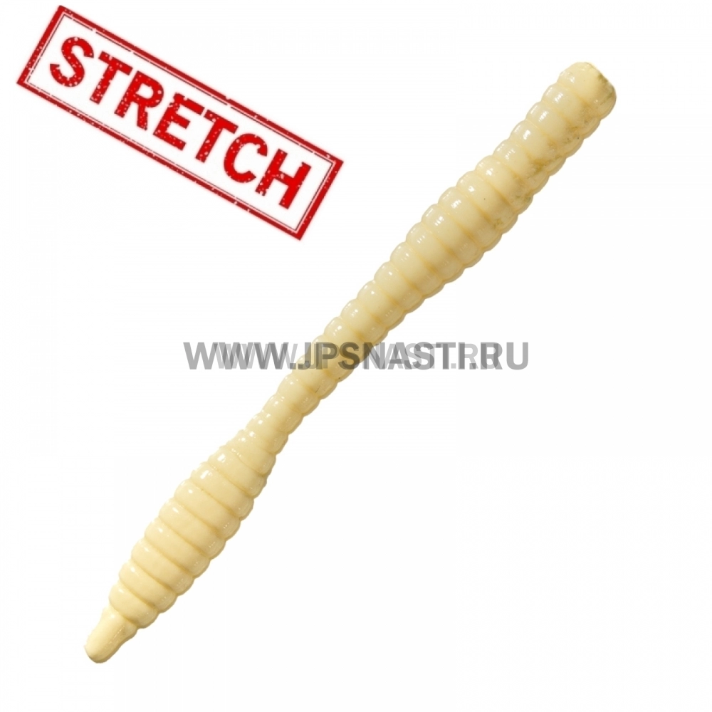 Силиконовые приманки Soorex Pro Worm, 80 мм, сыр, ivory