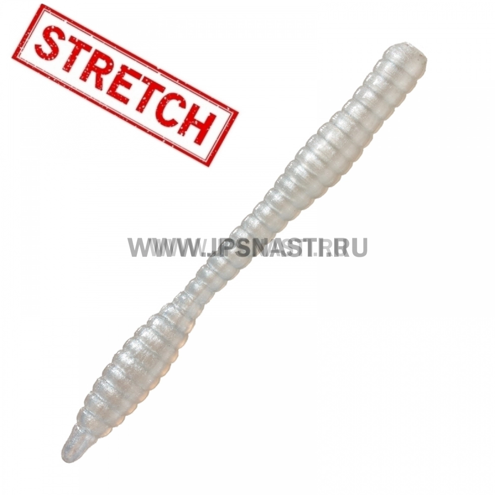 Силиконовые приманки Soorex Pro Worm, 80 мм, сыр, pearls