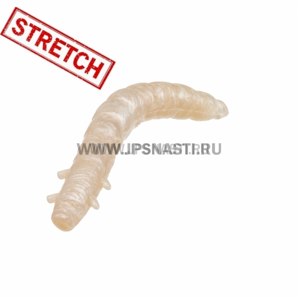 Силиконовые приманки Soorex Pro King Worm, 55 мм, сыр, pearls