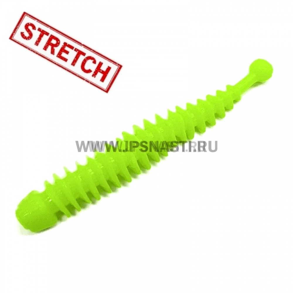 Силиконовые приманки Soorex Pro Tail, 52 мм, сыр, chartreuse