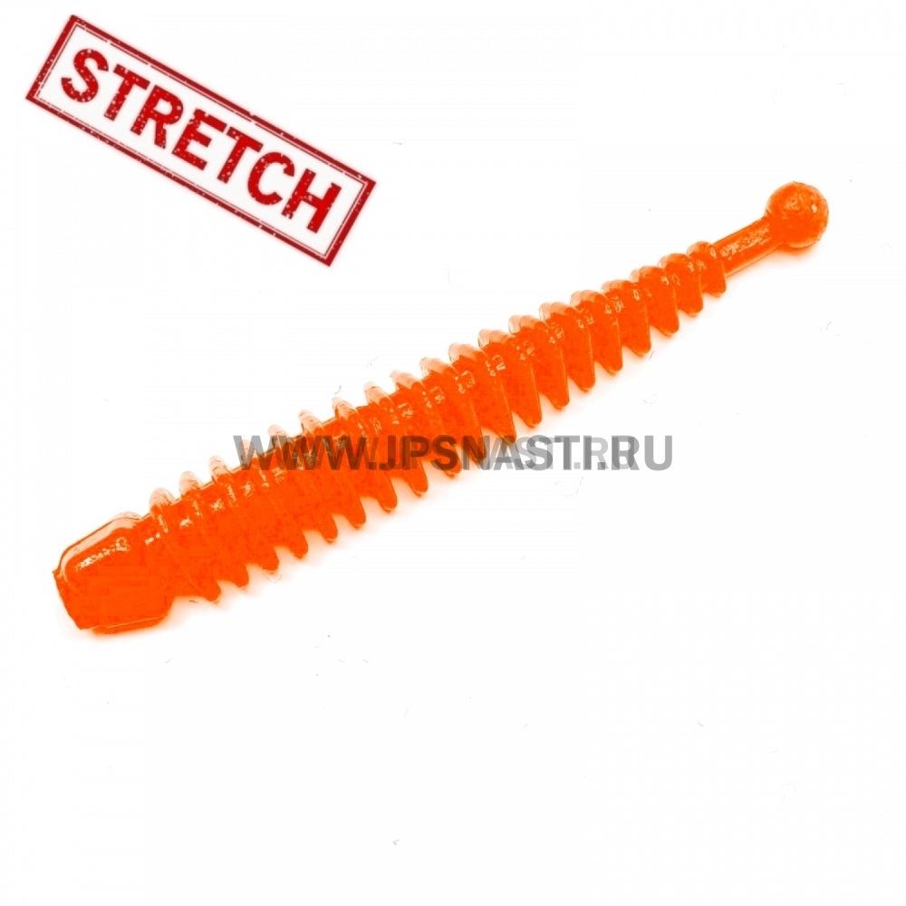 Силиконовые приманки Soorex Pro Tail, 52 мм, сыр, orange