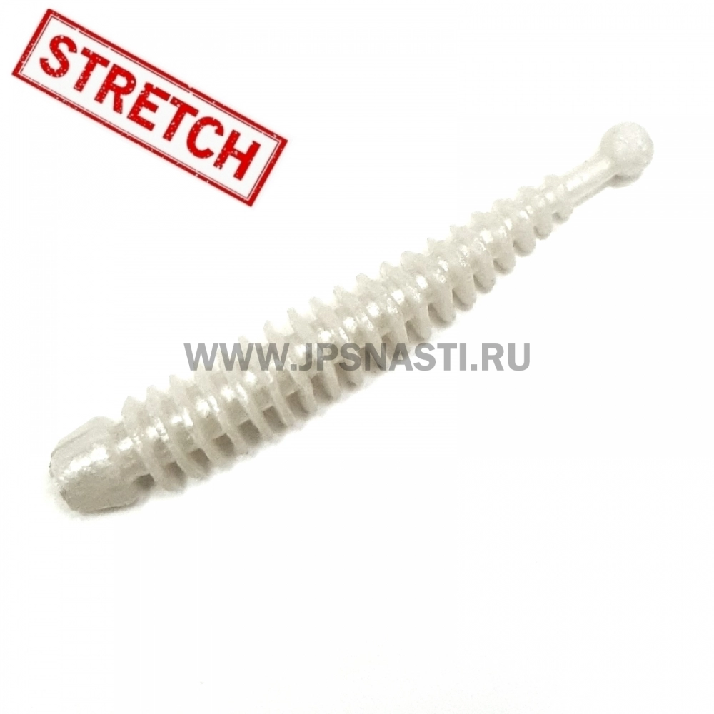 Силиконовые приманки Soorex Pro Tail, 52 мм, сыр, pearl