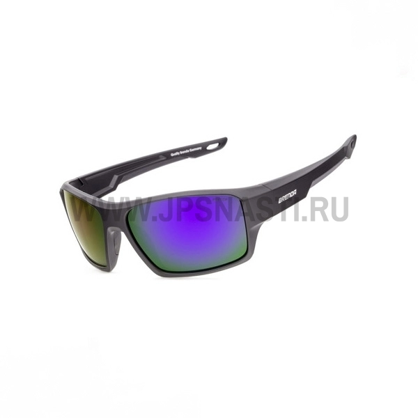 Очки поляризационные Brenda G075-5, mat black smoke, revo purple coating