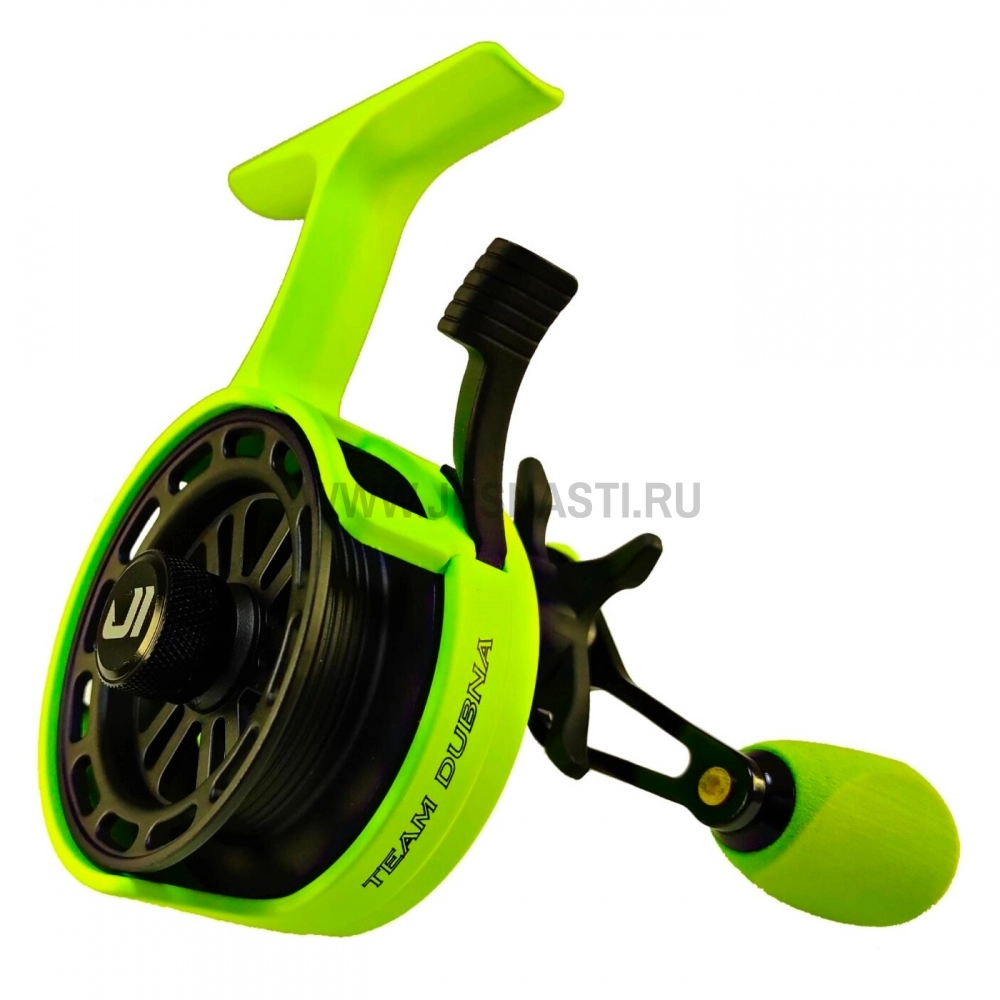 Катушка Jig It Team Dubna Vib Special G2 LIME, right handle