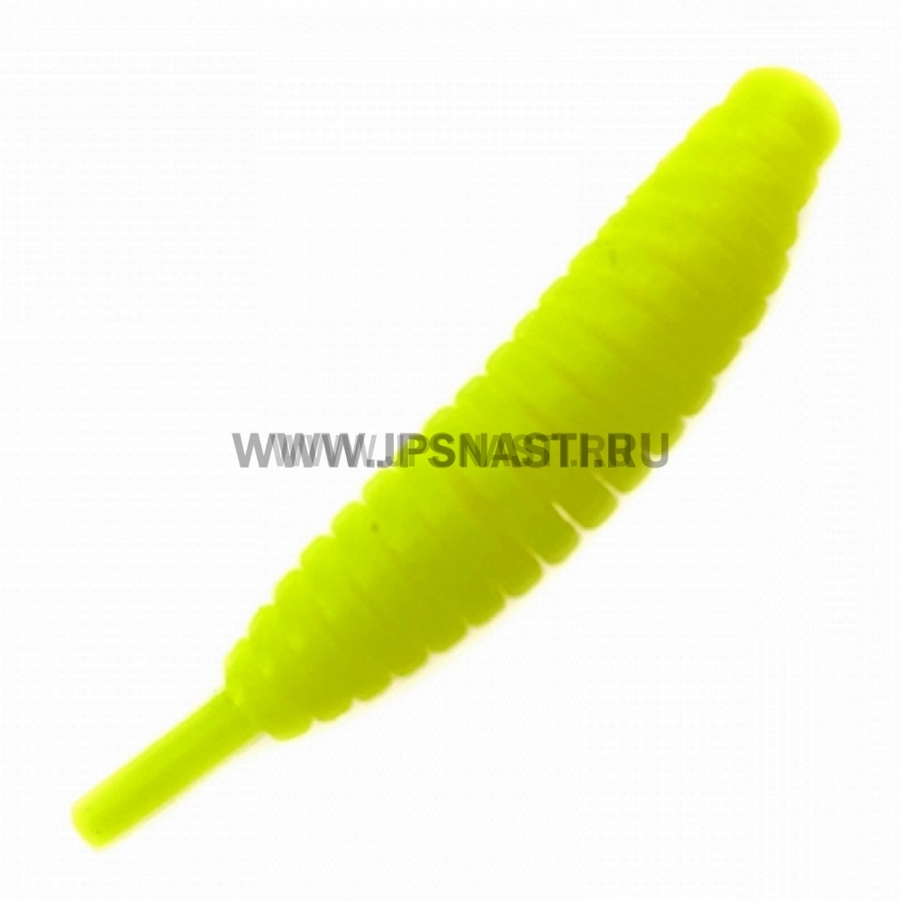 Силиконовые приманки Trout Zone Ribber Pupa, 2.3 inch, сыр, шартрез