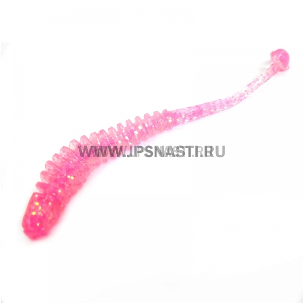 Силиконовые приманки Trout Zone Boll, 2.9 inch, сыр, розовый с блестками