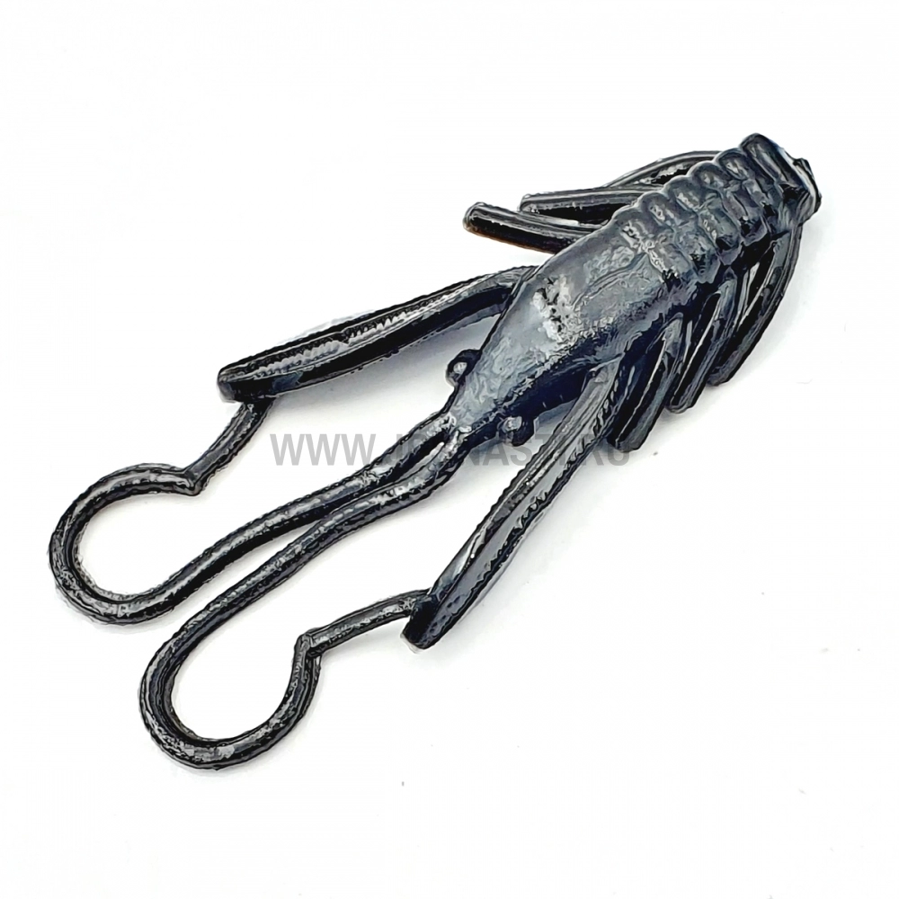 Силиконовые приманки Trout Zone Nymph, 1.6 inch, сыр, черный