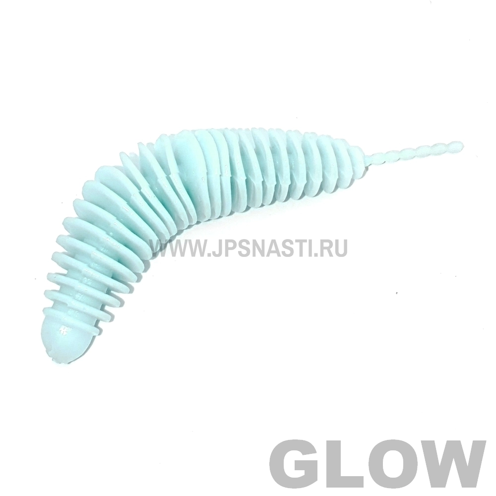 Силиконовые приманки Trout Zone Plamp, 2.5 inch, сыр, голубой светонакопительный