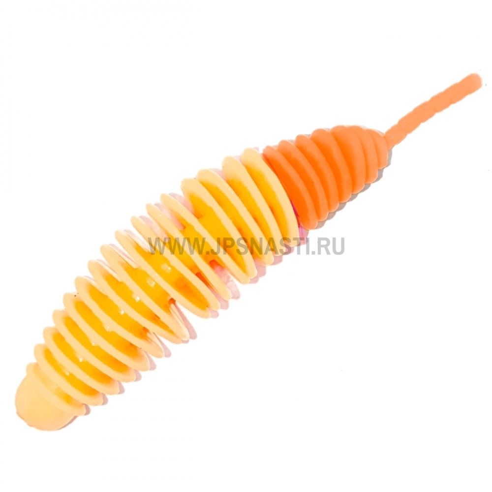 Силиконовые приманки Trout Zone Plamp, 2.5 inch, сыр, сырный/оранжевый