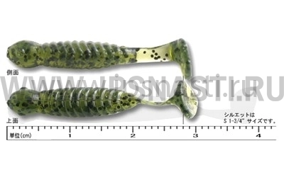 Силиконовые приманки Ecogear Grass Minnow SS 1.125", 004