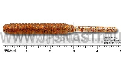 Силиконовая приманка Ecogear Straw Tail Grub 2", 088