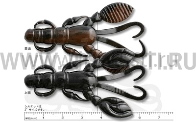 Силиконовые приманки Ecogear Rock Claw 2", 109