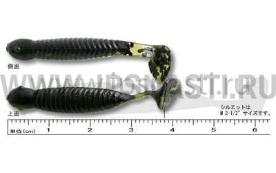 Силиконовые приманки Ecogear Grass Minnow S 1.75", 004