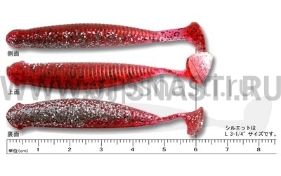 Силиконовые приманки Ecogear Grass Minnow M 2.5", 111