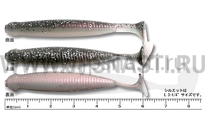 Силиконовые приманки Ecogear Grass Minnow M 2.5", 115