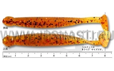 Силиконовые приманки Ecogear Grass Minnow L 3.25", 005