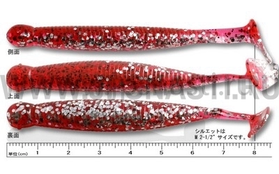 Силиконовые приманки Ecogear Grass Minnow L 3.25", 111