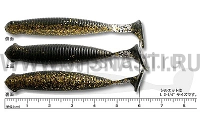 Силиконовые приманки Ecogear Grass Minnow M 2.5", 171