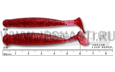 Силиконовые приманки Ecogear Grass Minnow M 2.5", 077