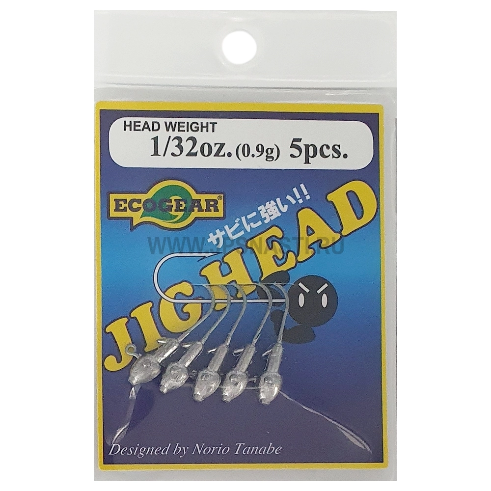 Джиг головки Ecogear Jig Head, 0.9 гр, #6