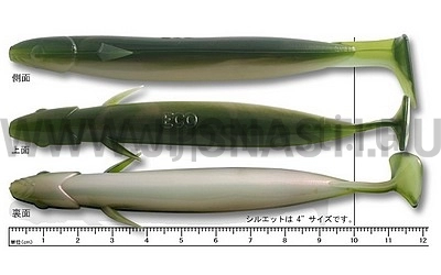 Силиконовая приманка Ecogear Power Shad 5", 117