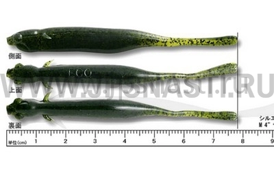 Силиконовая приманка Ecogear Minnow S 3,5", 004