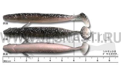 Силиконовая приманка Ecogear Power Shad 3", 115